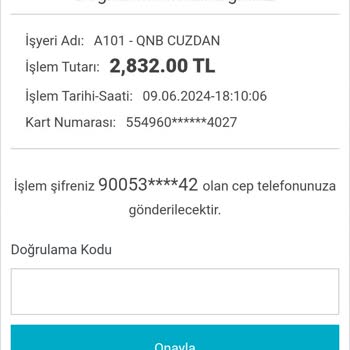 A101 QNB Cüzdan Diye Çakma Adres