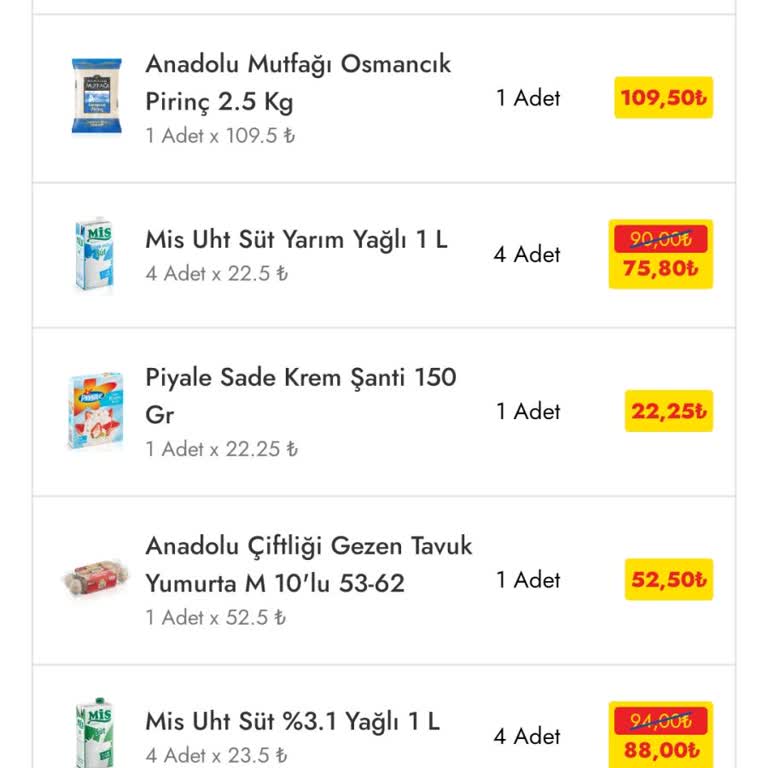 Şok Market Eksik Ürün