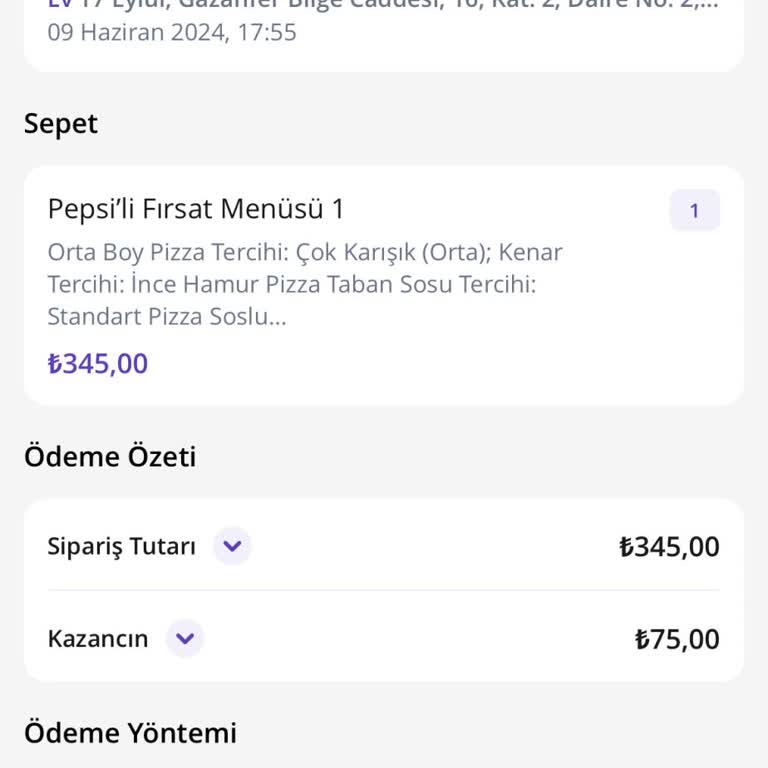 Bandırma Little Caesars'ta Soğuk Ve Geç Gelen Sipariş Sorunu
