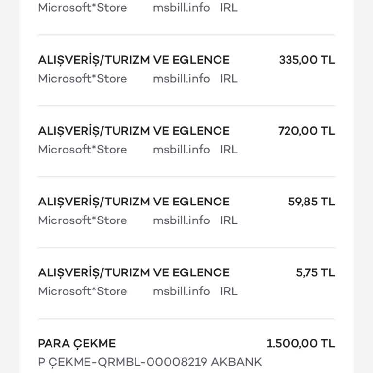 #Akbank #Microsoft Kartımdan İzinsiz Para Çekildi Ve İptal Edilmiyor