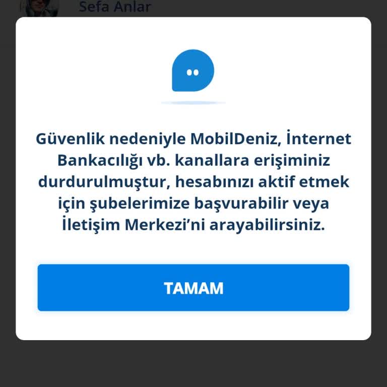 Denizbank Mobil Erişim Ve Güvenlik Sorunları