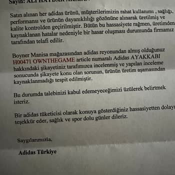 Adidas Taban Çökmesi Ve Genişlemesi