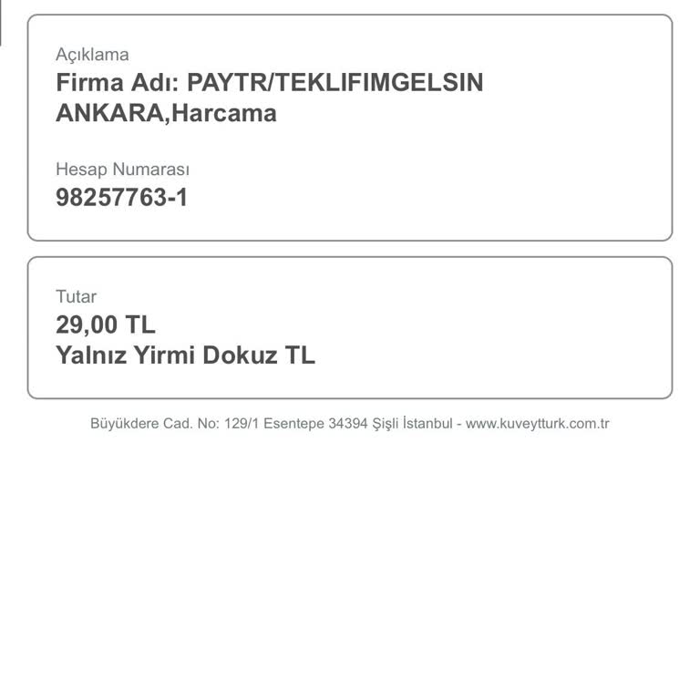 TeklifimGelsin Para Hesabımdan Çekildi Ama Geri Dönüş Yok