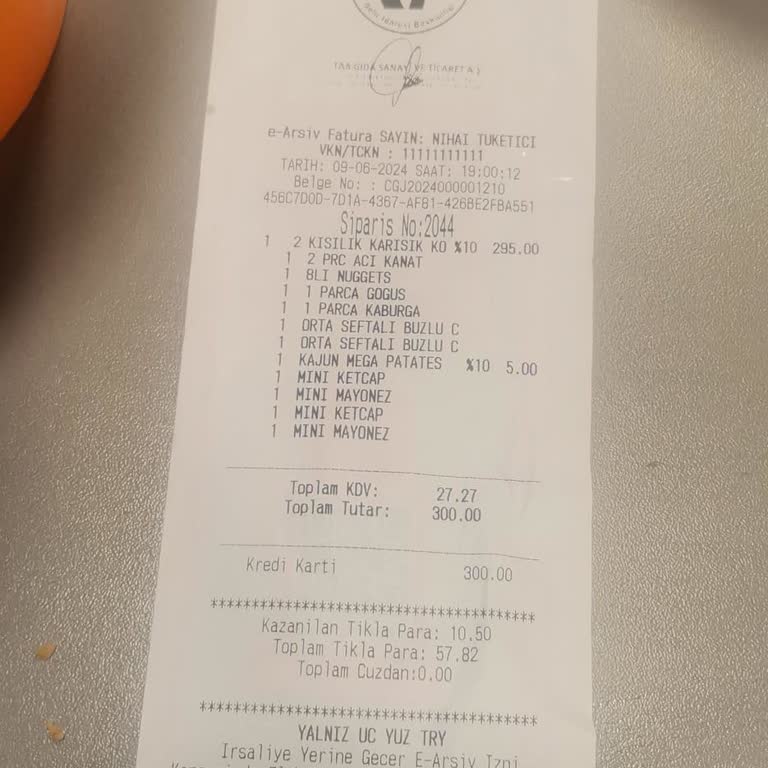 Popeyes Van /Erciş Pişmemiş Tavuk