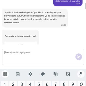 Maydonoz Dönerin Siparişleri Teslim Etmemesi