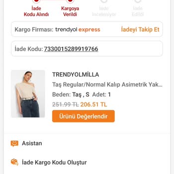 Trendyol İade İle İlgili Mağduriyet