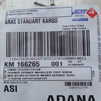 Koçtaş Eksik Parça Gönderimi