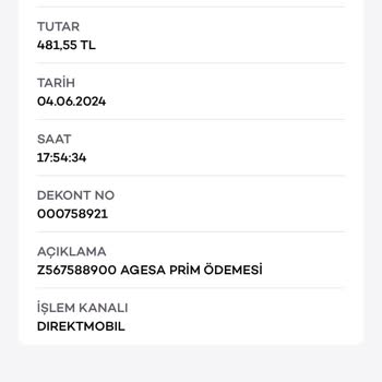 Akbank Agesa Sigorta İptali İstiyorum!