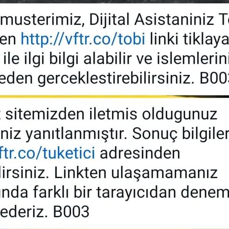 Vodafone'nun. Co Uzantılı Link Atması