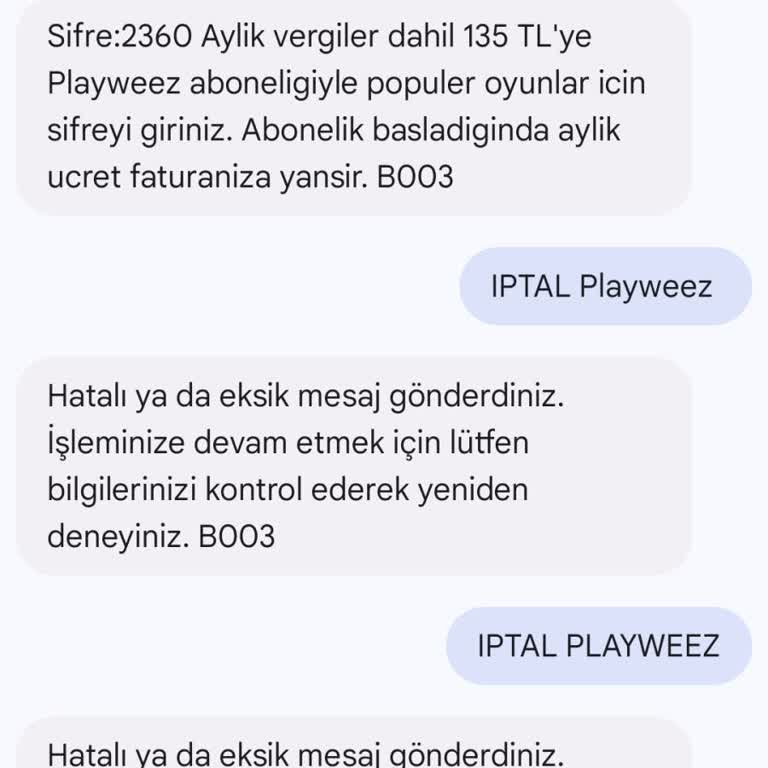 Playweez İptal İşlemini Nasıl Yapabilirim