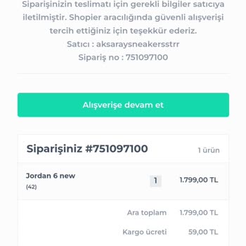 Shopier Sipariş Ettiğim Ürüne Ulaşamadım.