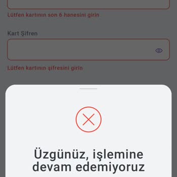 Hadi - TOMBANK Hadi Kart Blokelendi