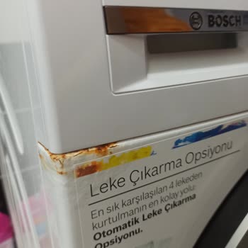 Bosch Marka Çamaşır Makinesi Paslanması