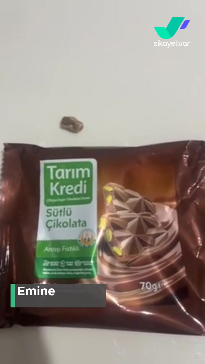 Tarım Kredi Kooperatif Market Çikolatanın İçinden Taş Çıktı! videonun kapak resmi