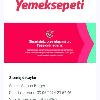 Saloon Burger Tam 3 Saat Beklediğim Siparişimi En Sonunda İptal Ettim!
