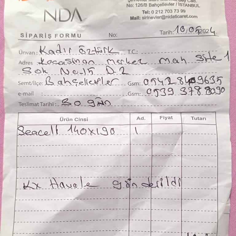 İşbir Yatak Mağazada Beğendiğimiz Yatakla Eve Gelen Yatağın Alakası Yok.