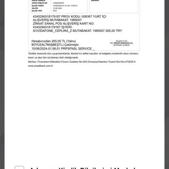 Vodafone Kolay Paket Yüklemesinde İşlem Başarısız Dedi Ama Para Çekti.