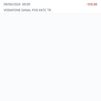 Vodafone Paramın Geri Yatırılmasını İstiyorum