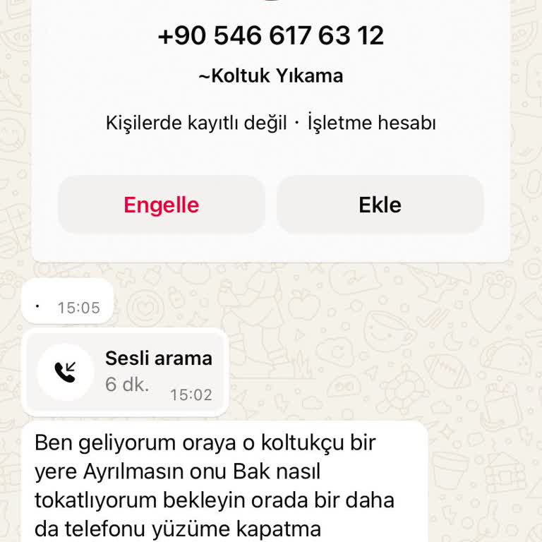 Marmara Koltuk Yıkama 0546 617 63 12