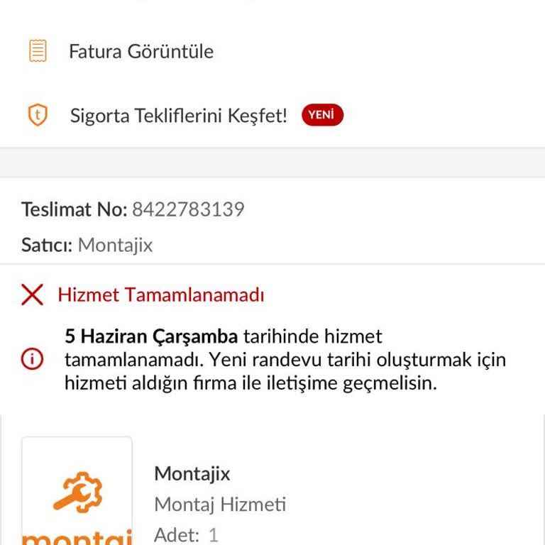 Montajix Kurulum Randevularında Sürekli Sorun Yaşanıyor