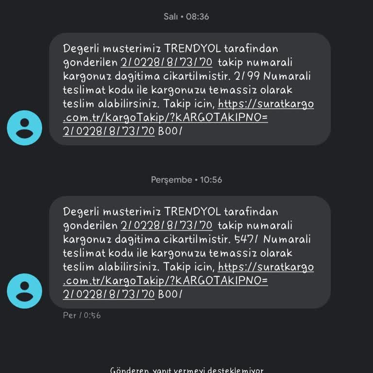 Sürat Kargo Ürünü Teslim Etmiyor