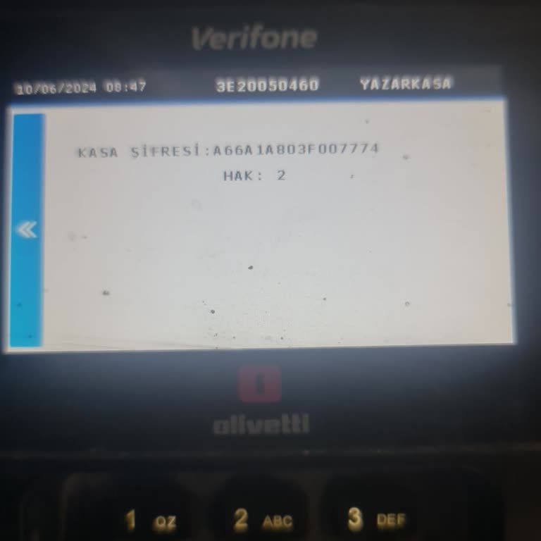 Olivetti Yazarkasa Pos Kasa Şifresi
