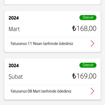 Vodafone Orantısız Zam Artışı