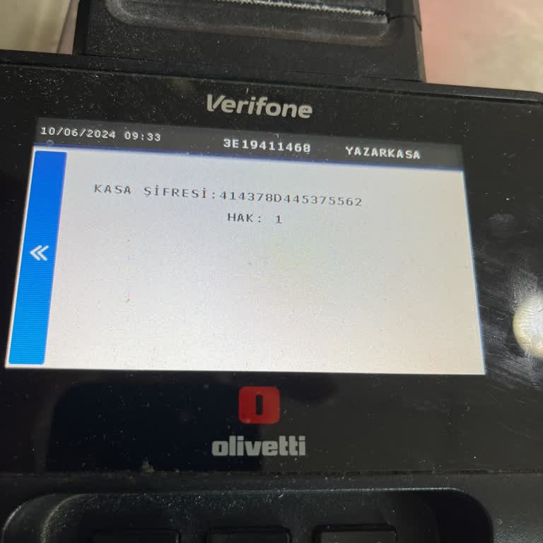 Verifone POS Cihazında Kasa Şifresi Sorunu: Acil Destek Talebi