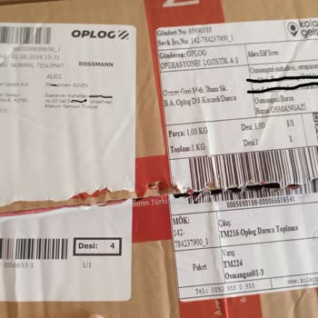 Oplog Kolay Gelsin Tarafından Hatalı Kargo Gönderimi