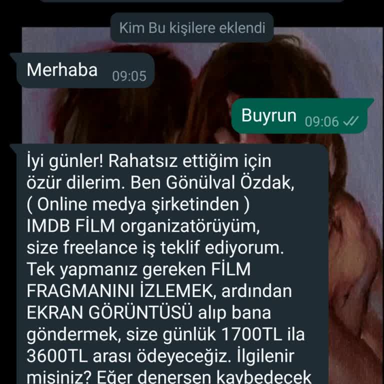 WhatsApp Neydi Belirsiz Birinin Film