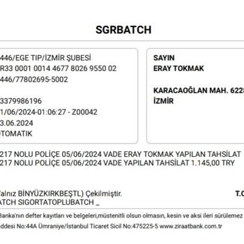 Türkiye Sigorta Muhatap Yok. Parayı İzinsiz Kesiyor Geri Vermiyor
