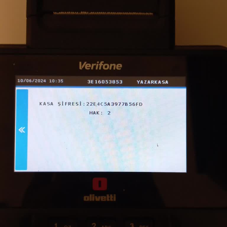 Verifone Panaroma Bilişim Kasa Şifresi Hatası