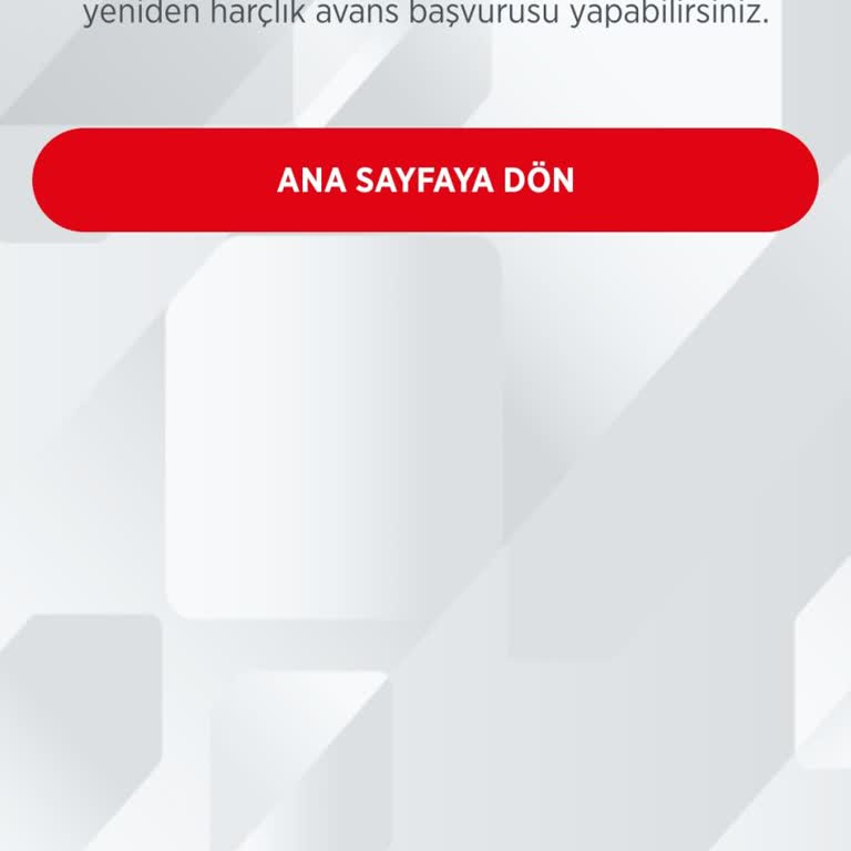Ziraat Bankası Harçlık Avans Kullanamıyorum