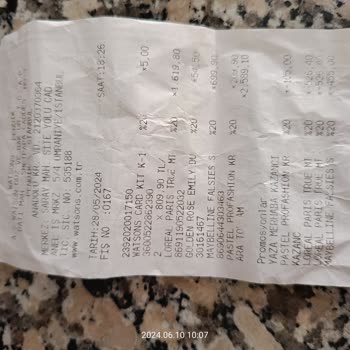Watsons Ambalajı Açılmış Ürün İadesi