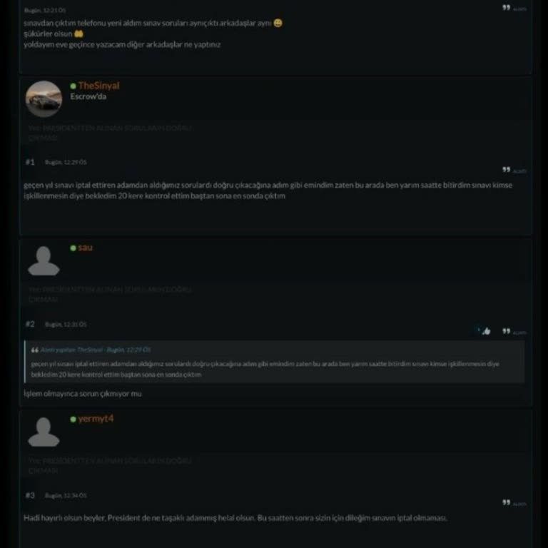 ÖSYM Sınav Sınav Sınav