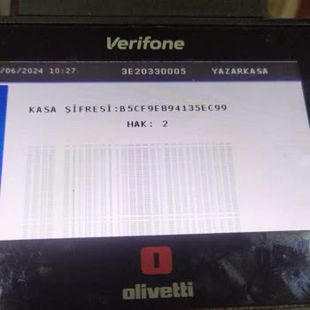 Verifone Panaroma Bilişim MX915 Ecr Yazarkasa 8 Haneli Kasa Şifresi Hatası