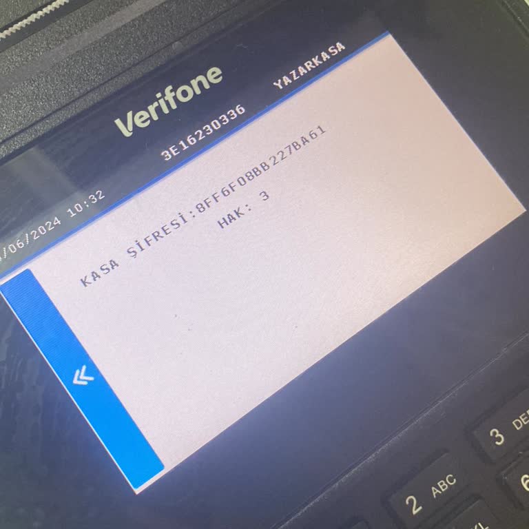 Verifone Yazarkasa Şifre Sorunu
