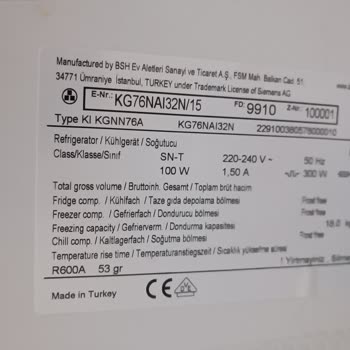 Siemens Buzdolabında Aydınlatma Sorunu: Güven Sarsıcı Bir Deneyim