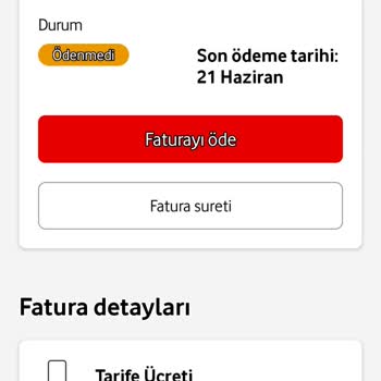 Vodafone Tarife Mağduriyeti Yaşıyorum