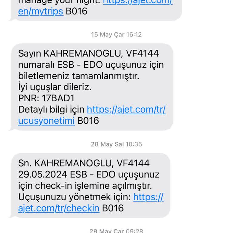 AJet (Anadolu Jet) Uçak Kapı Değişikliği