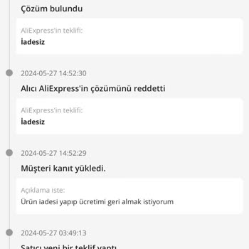 Aliexpress Sattığı Ürünün Arkasında Durmuyor