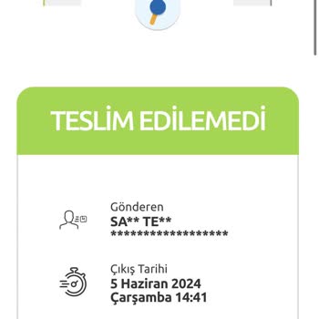 Yurtiçi Kargo Gönderim Teslim Edilemedi Diyor