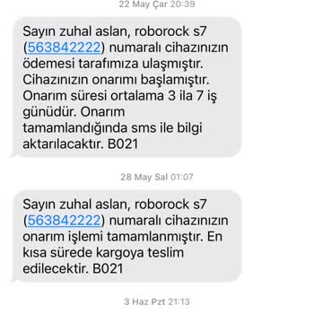 Roborock Tamire Gönderdiğim Süpürgemin Ücretinin Alınıp Tamiri Yapılmadı