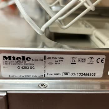 Miele Bulaşık Makinesi Sepet Paslanması