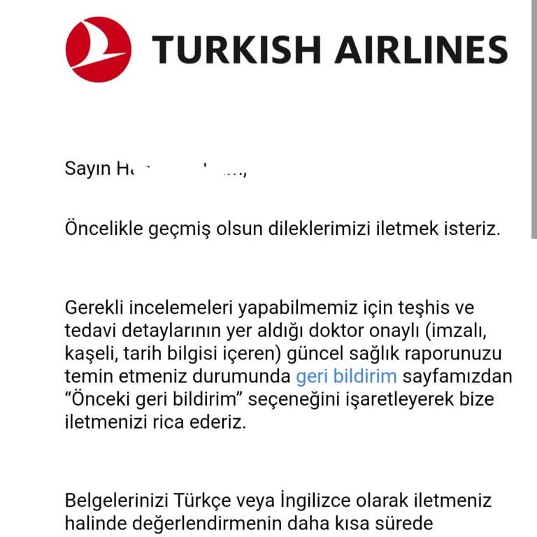 THY Tarafından Bilet İadem Yapılmıyor Mağdur Edildim!