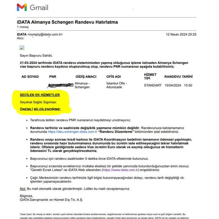 iData falsche Annahme meiner Flugversicherung als Reisekrankenversicherung