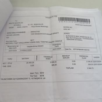 Volta 125cc APEC Motorumun Tescil Ve Plaka Basım Evraklarını Alamıyorum