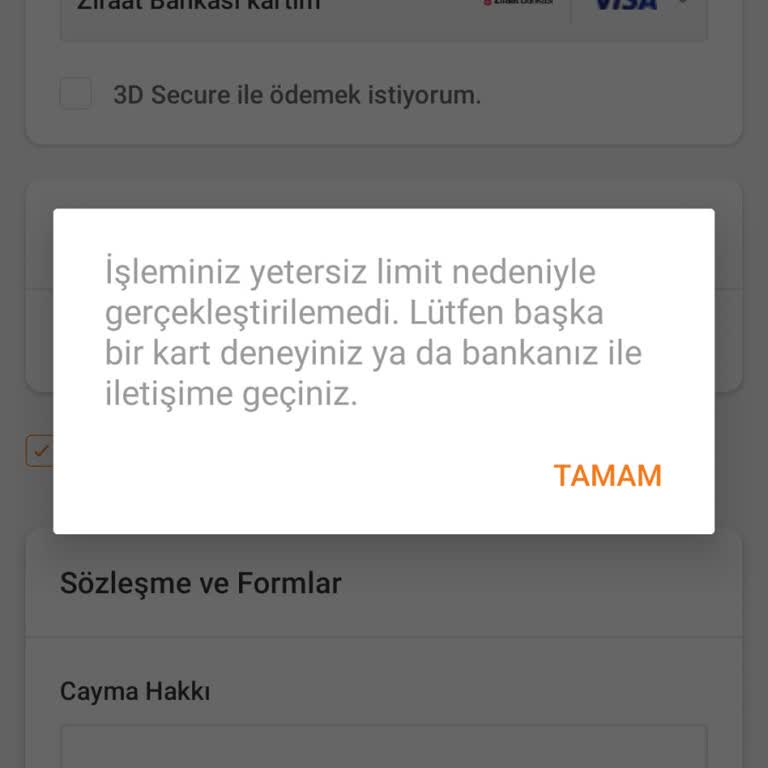 Ziraat Bankası Yetersiz Bakiye Sorunu