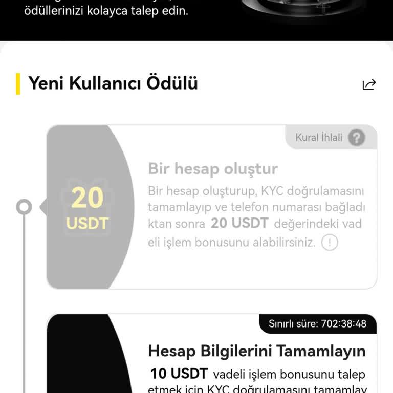 Kcex Bana Vaat Ettiği Ödülleri Vermedi!