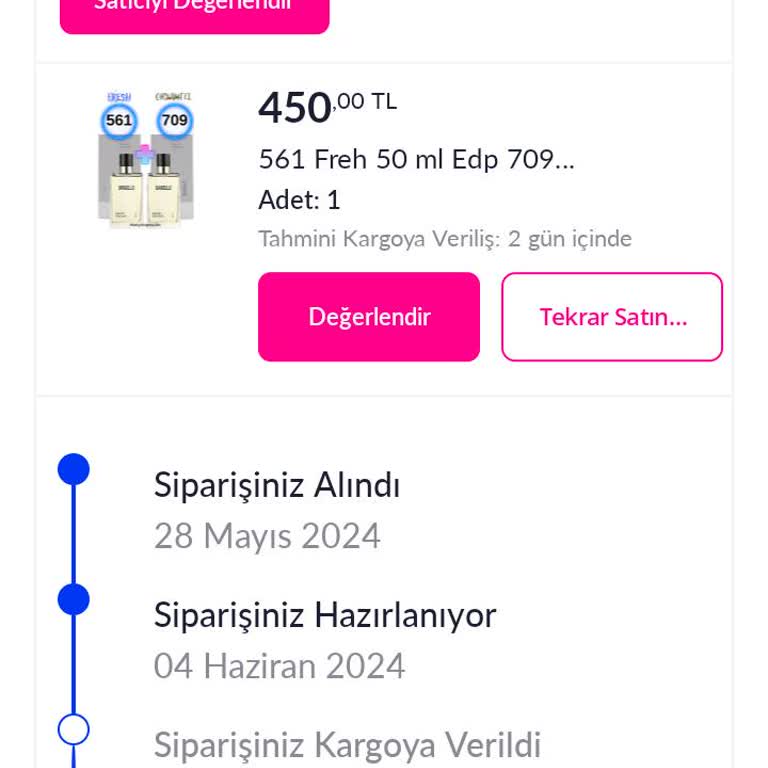 Pazarama Eksik Ücret İade Talebi
